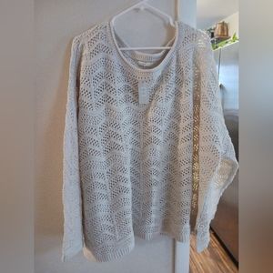 Maurices sweater, cream color, 4xl